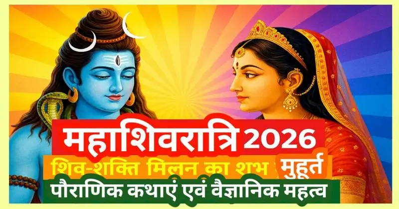 महाशिवरात्रि 2026 : शिव-शक्ति मिलन का शुभ मुहूर्त, पौराणिक कथाएं और वैज्ञानिक महत्व